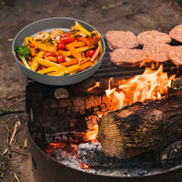 1000ml Ultralight Titanium Frypan Outdoor Camping Hiking Picnic Cooking Frying Pan