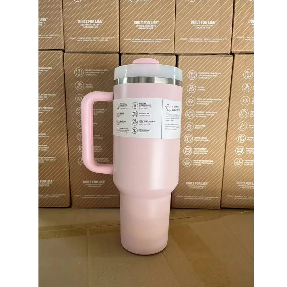 NEW 40oz Mug Stitch Stainless Steel Portable Large Capacity Water Cup Travel Water Bottle Kawaii Cups Gifts