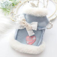 FULIBS cat and dog winter down jacket vest brushed down love dog coat clothing/fashionable down jacket/jacket