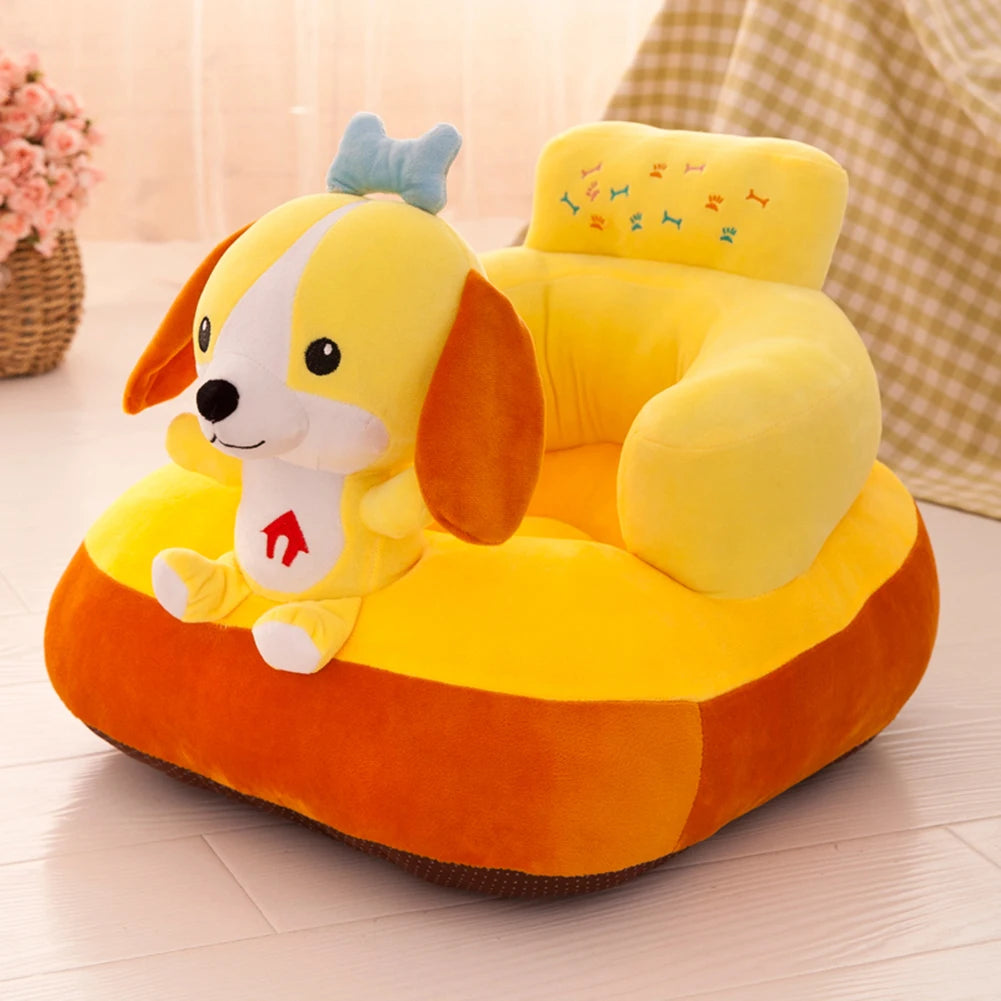 Cartoon Kid Furniture Protector Non-slip Animal Babies Armchair Couch Covers Breathable Elastic Unisex for Boys Girls
