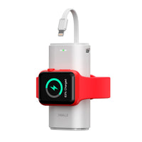 IWALK wireless power bank 9000mAh with built-in cable iWatch ultra wireless magnetic iPhone Watch 8/7/6 Lightning