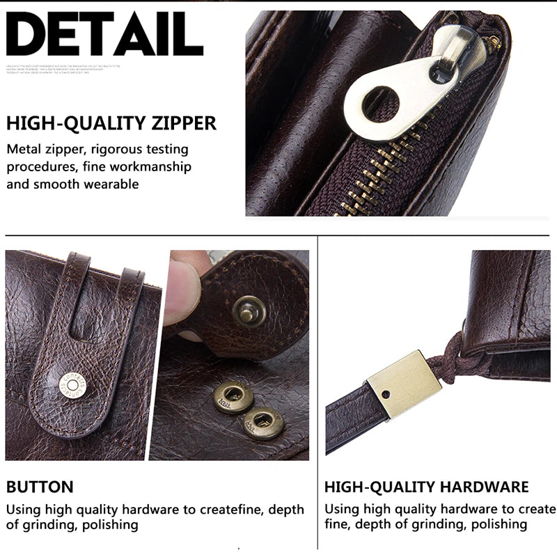CONTACT'S Genuine Cow Leather Wallet Fashion Coin Purse For Ladies Women Long Clutch Wallets With Cell Phone Bags Card Holder