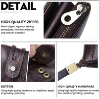 CONTACT'S Genuine Cow Leather Wallet Fashion Coin Purse For Ladies Women Long Clutch Wallets With Cell Phone Bags Card Holder