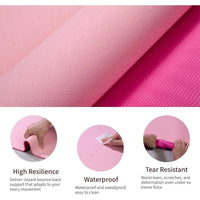 Non-Slip TPE Yoga Mat for Women & Men, 72"x24" Extra-Long Pilates Mats for Hot Yoga, HIIT, Floor Workouts, Lightweight Fitness M