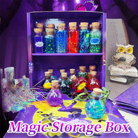 22 Bottles DIY Fairy Magic Potions Kit Halloween Kids Gifts for Girl Handmade Magical Toys Fun Toys Christmas Kitchen Play