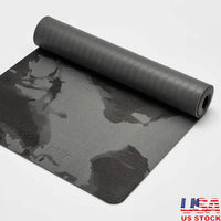 Swirl Print Yoga Mat 5mm Cushioned Support Non Slip PVC Lightweight Exercise Equipment Yoga Aerobics Floor Workouts