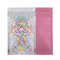 Eco Plastic Bags Aluminum Foil And PP Mylar Bags Matte Gift Pouch Frosted Translucent Kitchen Food Bags Zip Lock Storage Package