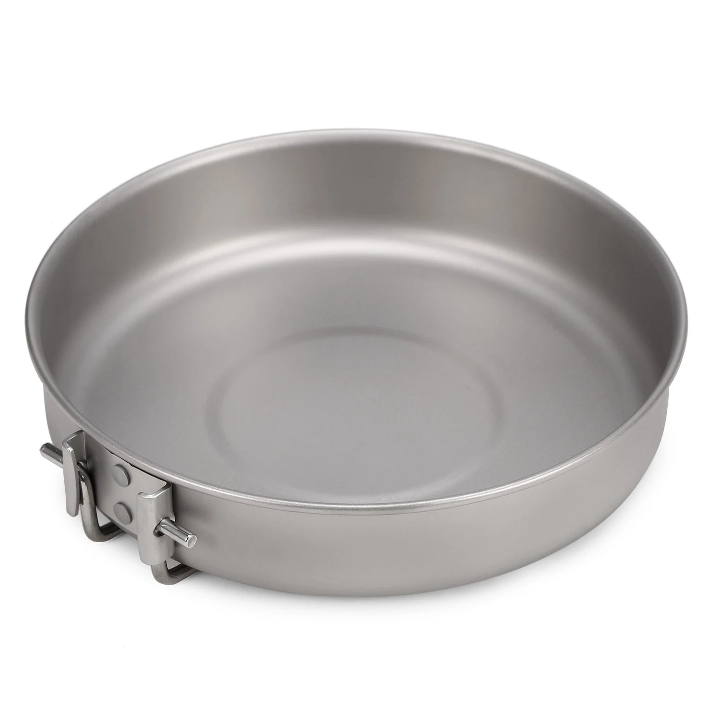 1000ml Ultralight Titanium Frypan Outdoor Camping Hiking Picnic Cooking Frying Pan