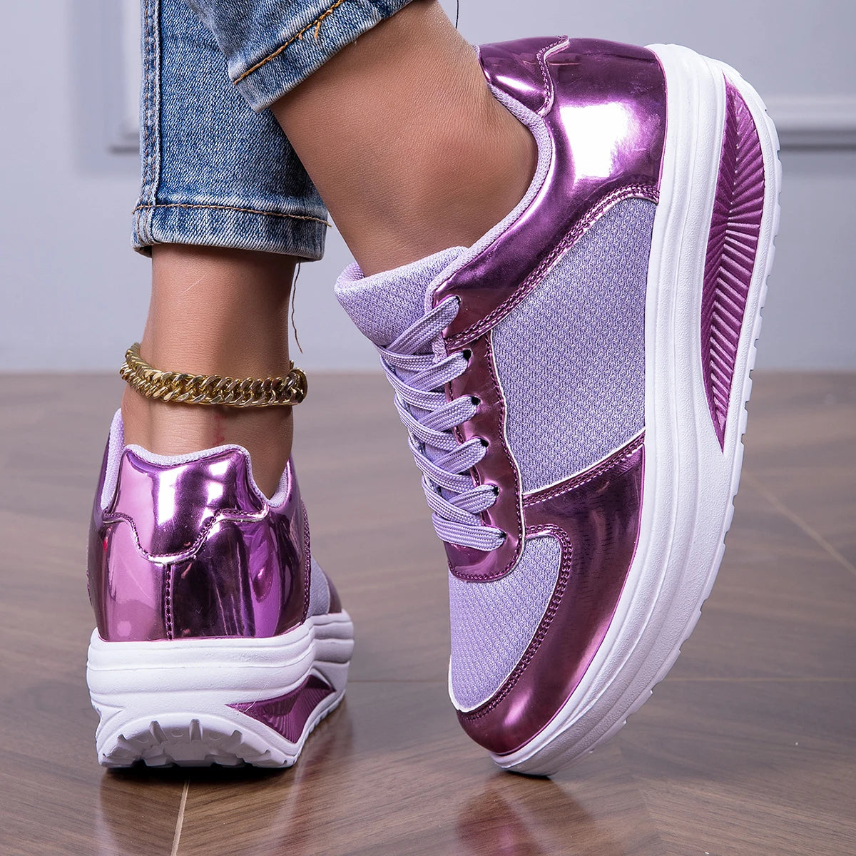 Sneakers For Women Fashion Glitter Girls Women's Casual Shoes Party Unisex Tennis Shoes For Women, Lightweight Walking Shoes For