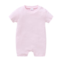 Kavkas Baby Boy Girls Romper Short Sleeve Summer Newborn Cotton Clothes 0-12 Months White Black Design Infant Costume