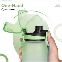 Leak Proof Sports Water Bottle Tritan Reusable Gym Travel Bottle with Flip Top Lid Strainer Fruit Infusion BPA Free Durable