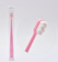 Environmentally Toothbrush Ultra-fine Soft Flat And Waves Head Deep Cleaning Teeth Adult kids Manual Toothbrush For Oral Care