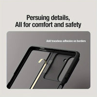for Samsung Galaxy Z Fold 5 Case with Kickstand, Built-in Slide Camera Cover & Hinge Protection, Shockproof Non-Slip Stand Case