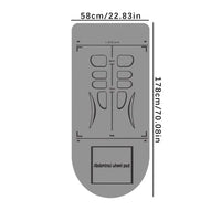 abdominal wheel kneeling pad Belly wheel special mat indoor thicken shock-absorbing silent non-slip yoga mat sports fitness mat