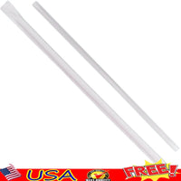 500 Pack Wrapped Jumbo Drinking Straws 10.25 Inch Disposable Clear Straws Individually Wrapped Foodservice Party Supplies