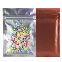 Eco Plastic Bags Aluminum Foil And PP Mylar Bags Matte Gift Pouch Frosted Translucent Kitchen Food Bags Zip Lock Storage Package