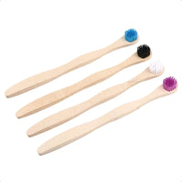 Tongue Toothbrush Adults Tongue Brush 4pcs Tongue Cleaner Bamboo Tongue Brush Oral Bad Breath Brush Cleaner Tongue Deep Cleanin