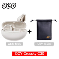 QCY Crossky C30 Wireless Bluetooth 5.4 Earphones Ear clip TWS Sports Earbuds Open Ear Dual-Connection Waterproof Headphones