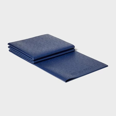 Folding Travel Yoga Mat 3mm Rubber Low Tack Portable Stretching Exercise Easy Carry Travel Yoga Practice