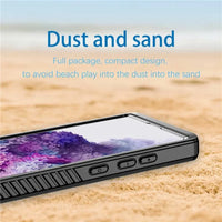 For Galaxy S24 S23 Ultra Plus S21 S20 FE IP68 Waterproof Full Sealed Diving Swim Phone Case Shockproof Surfing Clear Cover Shell
