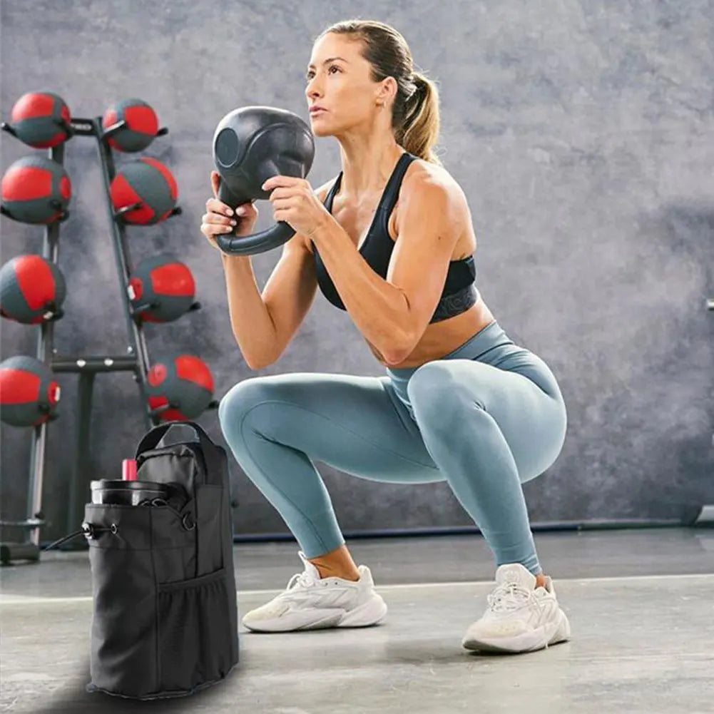 Magnetic Gym Bag Crossbody Water Bottle Pouch Phone Holder Water Bottle Carrier Bag for Men Women Fitness Travel Sports