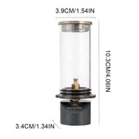 Portable Camping Gas Candle Lamp Light Outdoor Butane Gas Light Tent Lantern for Emergency Fishing Picnic Night Light Gas Lamp