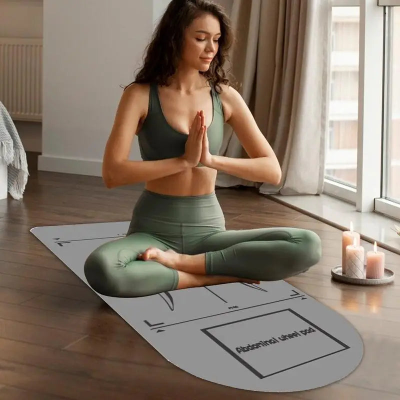 abdominal wheel kneeling pad Belly wheel special mat indoor thicken shock-absorbing silent non-slip yoga mat sports fitness mat