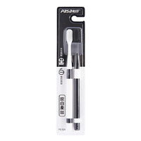 2 Pcs Bamboo Charcoal Toothbrushes Ultra-Fine  Bristle Cleaning, Family Outfit Couple Adult Fine Bristle Toothbrush Set