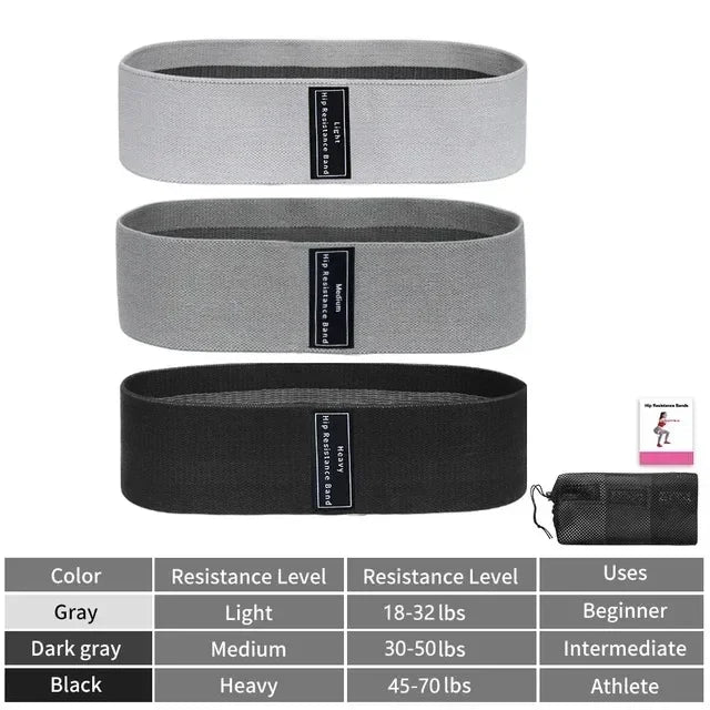 Squat Circle Stretch Fitness Strips Fabric Resistance Hip Booty Bands Glute Thigh Elastic Workout Bands Loops Yoga Gym Equipment