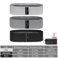 Squat Circle Stretch Fitness Strips Fabric Resistance Hip Booty Bands Glute Thigh Elastic Workout Bands Loops Yoga Gym Equipment