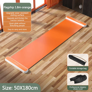 Leg Core Sliding Blanket Indoor Equipment Fitness Training Board Portable Antiskid Mute Wearable for Ice Hockey Roller Skating