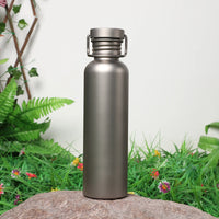 500/600/750ml Titanium Water Bottle with Lid Lightweight Drinking Bottle Leak-Proof Ultralight Water Bottle for Outdoor Picnic