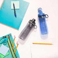 2-Pack Leak Proof Water Bottle with Carry Handle Reusable BPA Free Dishwasher Safe Travel Gym Outdoors Daily Hydration