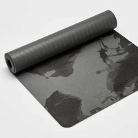 Swirl Print Yoga Mat 5mm Cushioned Support Non Slip PVC Lightweight Exercise Equipment Yoga Aerobics Floor Workouts