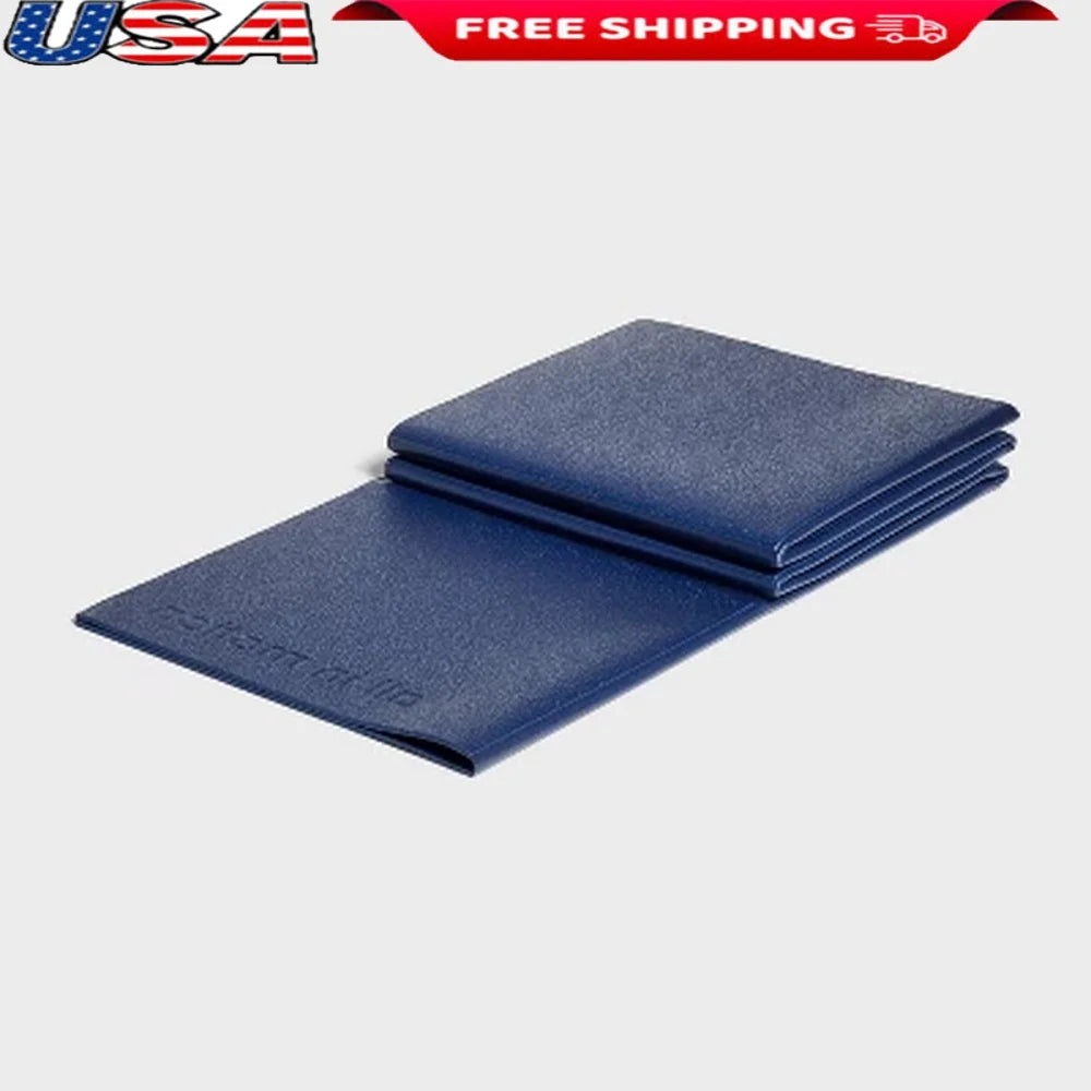 Folding Travel Yoga Mat 3mm Rubber Low Tack Portable Stretching Exercise Easy Carry Travel Yoga Practice