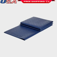 Folding Travel Yoga Mat 3mm Rubber Low Tack Portable Stretching Exercise Easy Carry Travel Yoga Practice