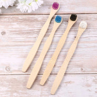 Tongue Toothbrush Adults Tongue Brush 4pcs Tongue Cleaner Bamboo Tongue Brush Oral Bad Breath Brush Cleaner Tongue Deep Cleanin