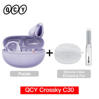 QCY Crossky C30 Wireless Bluetooth 5.4 Earphones Ear clip TWS Sports Earbuds Open Ear Dual-Connection Waterproof Headphones