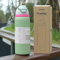 Owala Cup Vacuum Flasks & Thermoses Water Bottle Drinkware Thermo Tumbler Stainless Steel Thermal Mug Original Cold Hot