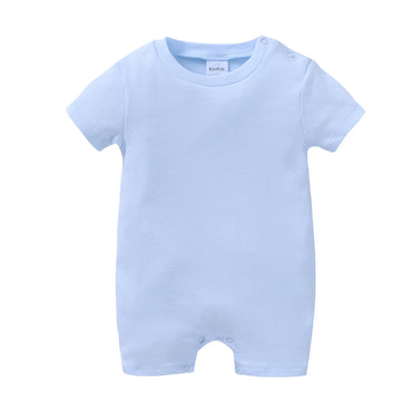Kavkas Baby Boy Girls Romper Short Sleeve Summer Newborn Cotton Clothes 0-12 Months White Black Design Infant Costume