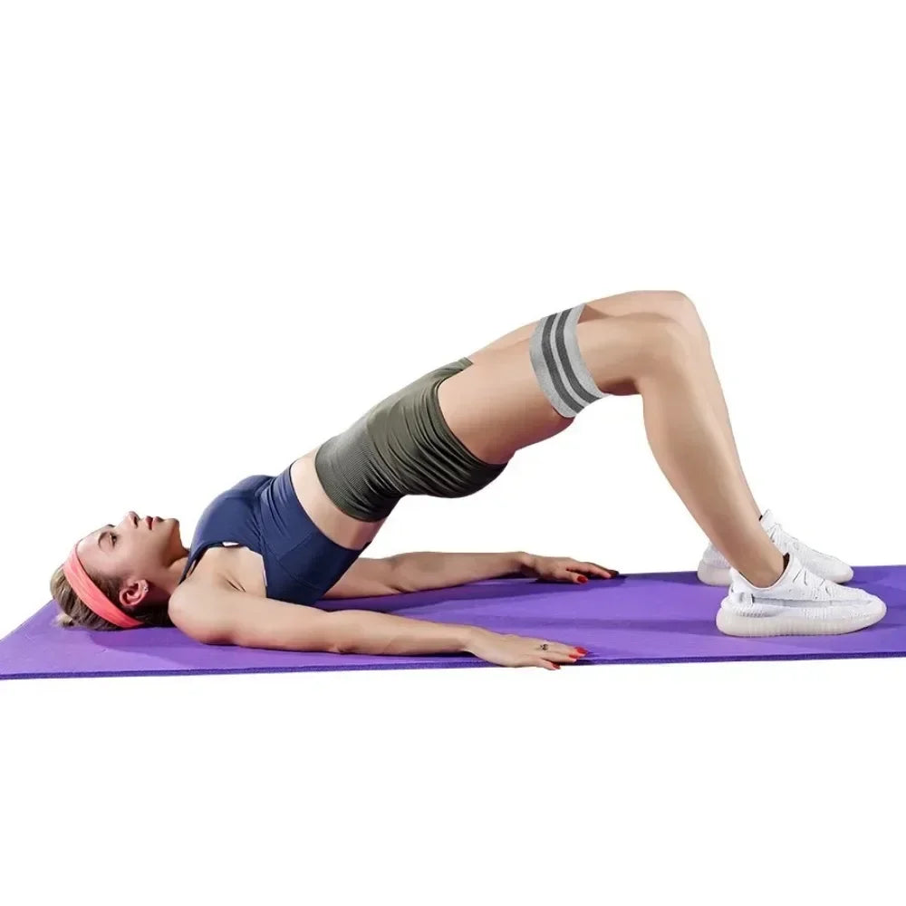 Squat Circle Stretch Fitness Strips Fabric Resistance Hip Booty Bands Glute Thigh Elastic Workout Bands Loops Yoga Gym Equipment