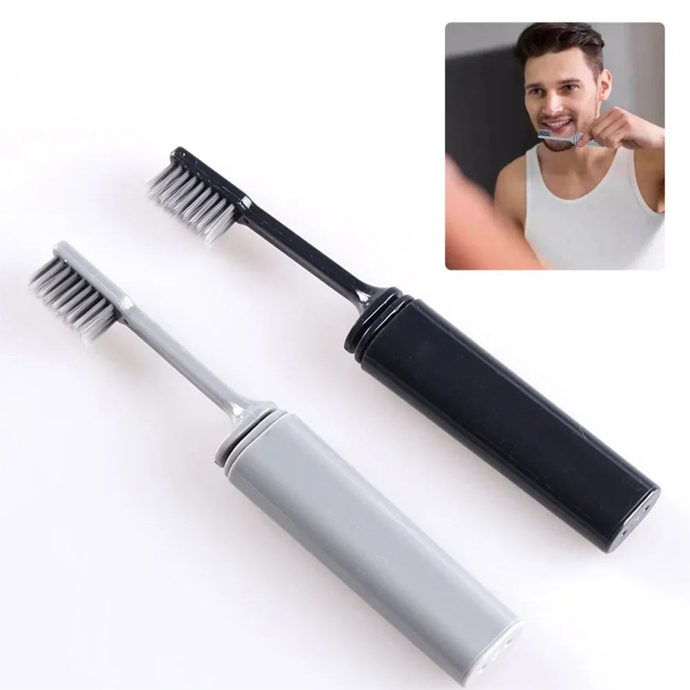 Folding Travel Toothbrush Outdoor Camping Portable Small Tooth Brush Portable Toothbrushes for Adults Teeth Brushes theeth brush