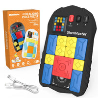 Rechargeable Super Slide Huarong Road Smart Sensor Game 500+ Level Brain Teaser Puzzles Interactive Fidget Toys For Kids Gifts