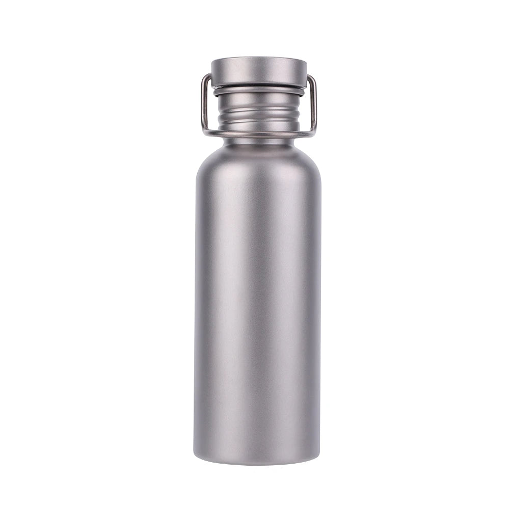 500/600/750ml Titanium Water Bottle with Lid Lightweight Drinking Bottle Leak-Proof Ultralight Water Bottle for Outdoor Picnic