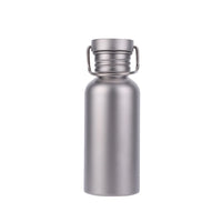 500/600/750ml Titanium Water Bottle with Lid Lightweight Drinking Bottle Leak-Proof Ultralight Water Bottle for Outdoor Picnic