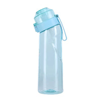 Portable Flavored Water Bottle with Straw Drink More Water 650ML Drinking Bottles Reusable Cup for Outdoor School Office