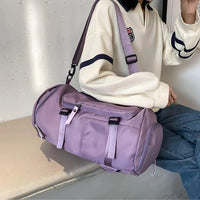 Oxford Cloth Gym Backpack Compartment Travel Knapsack Independent Shoe Position Large-capacity for Men Women for Trekking Travel