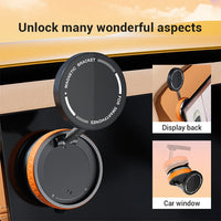 For Magsafe Mobile Phone Holder 360° Rotatable Folding Car Magnetic Holder Magnetic Car Stable Holder for IPhone/Samsung/Xiaomi