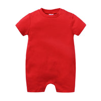 Kavkas Baby Boy Girls Romper Short Sleeve Summer Newborn Cotton Clothes 0-12 Months White Black Design Infant Costume