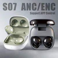 MZYMI S07 ANC Wireless Headset TWS Active Noise Cancelling In Ear Headphone Bluetooth ENC Music Earphone Support APP Control